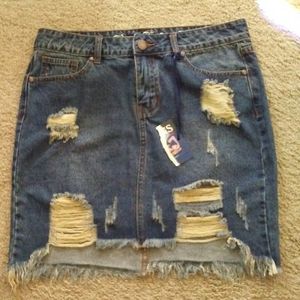 V.I.P Jean Skirt (Boy Friend)